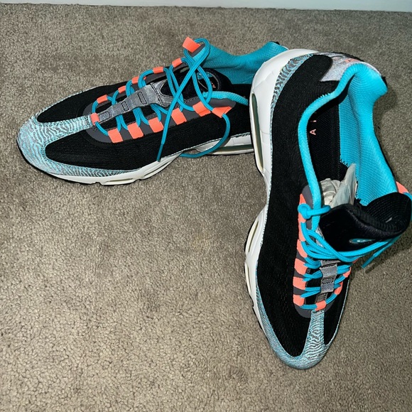 Nike Air Max 95 Premium Tape Zebra "PRM" Gamma Miami Animal Print Mens 13 *NEW* - Picture 6 of 13